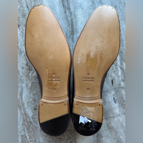 GUCCI Jordaan Horsebit Navy Blue Leather Loafer 10 /10.5  1953 Moccasin $1000 - Picture 9 of 9